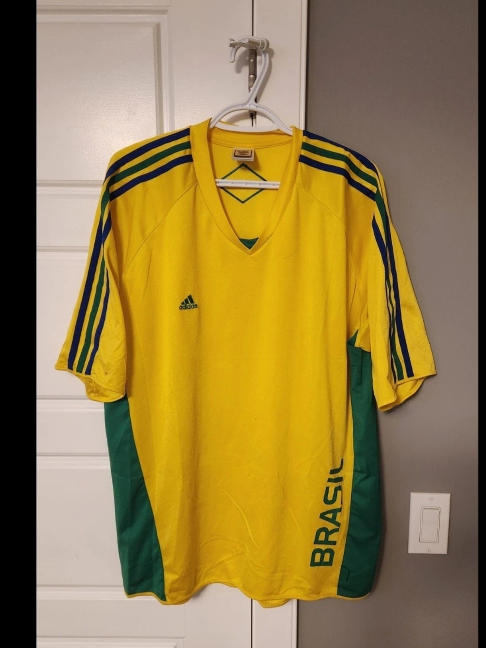 2006 Fifa World Cup Brasil Brazil Soccer Jersey Adidas Size XL